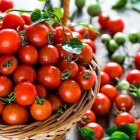 Sobre estas líneas, imagen de unos tomates cherry.
