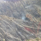 La zona del accidente del avión de Germanwings.-TWITTER