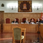 Un momento de la vista celebrada el pasado 25 de febrero en la Audiencia Provincial de Soria.-J. R. R.