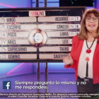 La pitonisa Esperanza Gracia, con los 12 horóscopos, en el vídeo viral de Netflix.-NETFLIX