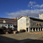 Vista de Ólvega y su Ayuntamiento .-MARIO TEJEDOR