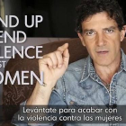 Antonio Banderas llama a acabar ya con la violencia contra las mujeres.-Foto: YOUTUBE