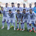 El equipo inicial del Numancia que jugó desde el principio en el municipal de Reus en la cuarta jornada de Liga.-Área 11