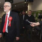 Jeremy Corbyn dice que no volverá a ser el candidato laborista en unas elecciones.-AP