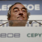 Juan Rosell, en un acto de la CEOE en Madrid.-EFE / JUAN CARLOS HIDALGO