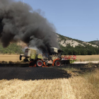 Incendio agrícola en una imagen de archivo. MARIO TEJEDOR