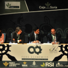 Un momento de la inauguración del Foro Económico, ayer, en el Centro Cultural Palacio de la Audiencia.-VALENTÍN GUISANDE