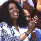 Gloria Gaynor en el colegio Luis Vives de Valencia.-