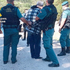 Momento de la detención por parte de la Guardia Civil. ICAL