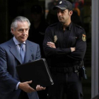 Blesa, tras declarar en la Audiencia Nacional en octubre del 2014.-JOSÉ LUIS ROCA