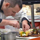 El cocinero durolense, Luis Alberto Simón, en la master class-R.F.