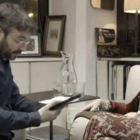 Jordi Évole entrevista a Esperanza Aguirre en su despacho de la calle Génova.-Foto: LA SEXTA