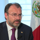 El ministro de Exteriores de México, Luis Videgaray, durante su entrevista con Ana Pastor para 'El Objetivo'.-