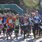 Vinuesa y su entorno es el escenario del Campeonato de España de triatlón de invierno.-VALENTÍN GUISANDE
