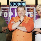 Yayo Daporta, Alberto Chicote y Susi Díaz forman el jurado de la segunda temporada del programa de A-3 'Top chef'.-Foto: ROBERTO GARVER