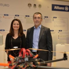 José Luis Ferré y Cristina Del Ama, en el acto de presentación.-MÒNICA TUDELA