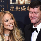La cantante Mariah Carey y su exnovio, el multimillonario James Packer.-AFP / PHILIPPE LOPEZ