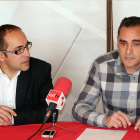 Luis Rey y Martín Navas, en la presentación de la candidatura.-PSOE