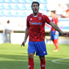 Miguel Palanca podría disputar ante el Murcia su primer partido como titular. / DIEGO MAYOR-