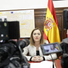 Presentación de la actuación por la delegada del Gobierno en Castilla y León-Luis Ángel Tejedor