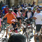 Más de 1.000 sorianos participaron ayer en el Día de la Bici. / B.S.-