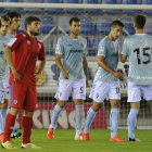 Ekiza, con el número 5, en el encuentro de pretemporada de hace dos años entre el Numancia y el Eibar.-Valentín Guisande