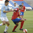 Nagore en el partido ante Las Palmas con el que comenzaba el curso 2007-2008. / F. Santiago-