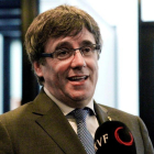 Carles Puigdemont, en la capital de las islas Feroe, el pasado 11 de octubre.-