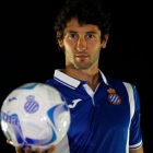 La primera foto oficial de Granero como futbolista del Espanyol.-