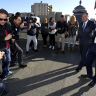 Los alcaldes de León y Valladolid, Antonio Silván y Óscar Puente, mantienen un encuentro en el Ayuntamiento de León-Ical