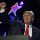 Donald Trump en un acto de la campaña electoral estadounidense.-REUTERS / JONATHAN ERNST