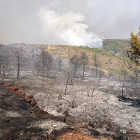 Incendio sufrido en la provincia en una imagen de archivo. HDS
