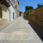 Calle Huertos en Almazán.-HDS