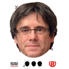 La careta descargable del expresident y único candidato a la investidura, Carles Puigdemont.-CONSTRUÏM REPÚBLICA (TWITTER)