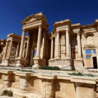 El antiguo teatro romano de Palmira, en una imagen tomada el 31 de marzo del 2016.-AFP / JOSEPH EID