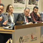 Ortiz, Pérez, García, León y Blanco en la mesa redonda del Foro del Campo.-VALENTÍN GUISANDE