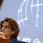 Teresa Ribera durante la inauguración del simposio de Funseam.-EL PERIÓDICO