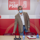 Martin Navas en la sede del PSOE - MARIO TEJEDOR