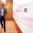 El secretario general del PSOE CyL, Luis Tudanca, comparece ante la prensa tras presidir la Permanente de la Comisión Ejecutiva Autonómica (CEA) del PSOE de Castilla y León-Ical