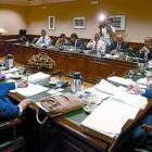 Reunion de la mesa sobre el Pacto de Toledo en el Congreso de los Diputados.-DAVID CASTRO