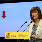 La secretaria de Estado de Empleo, Yolanda Valdeolivas.-J.J. GUILLÉN (EFE)
