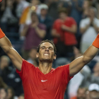 Rafael Nadal superó la segunda ronda del Abierto de Tenis de Estados Unidos. /-EFE
