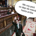 Uno de los memes de la moción de censura de Pedro Sánchez a Mariano Rajoy.-EL PERIÓDICO