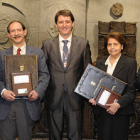 Juan Alberto Belloch, Miguel Marías, Isabel García y Francisco Rubio. / VALENTÍN GUISANDE-
