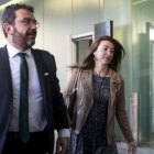 El abogado de CDC, Francesc Sanchez, a su llegada al juicio del 'caso Palau.-EFE / QUIQUE GARCÍA