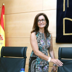 La exgerente regional de salud de la Junta, Carmen Ruiz Alonso, comparece ante la comisión de investigación del Hospital de Burgos-ICAL