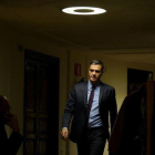 Pedro Sanchez en el Congreso de los Diputados para asistir al pleno.-JOSE LUIS ROCA