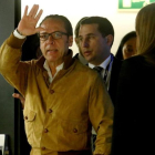 Álvaro Pérez Alonso, más conocido como El Bigotes, ante la comisión sobre la financiación irregular del PP. /-JOSE MANUEL PRATS