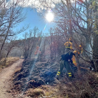 Incendio acaecido en Soria en el mes de enero. HDS