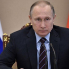 El presidente ruso, Vladimir Putin, en una reunión de su Gobierno este miércoles.-Alexei Nikolsky